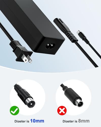 VHBW 42V Nakto Electric Bike Charger RCA Plug Compatible with Nakto 36V Camel Fashion Elegance Pony Mini Cruiser eBike a