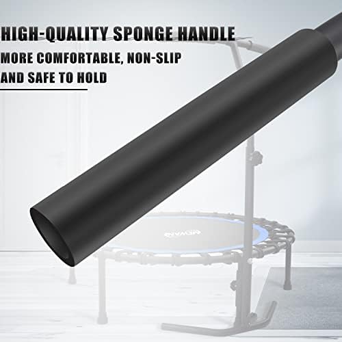 NEWAN Silent Mini Trampoline for Adults - 40" to 48" Diameter, Max Limit 330lbs, Silent Bungee Rebounder Jumping Cardio