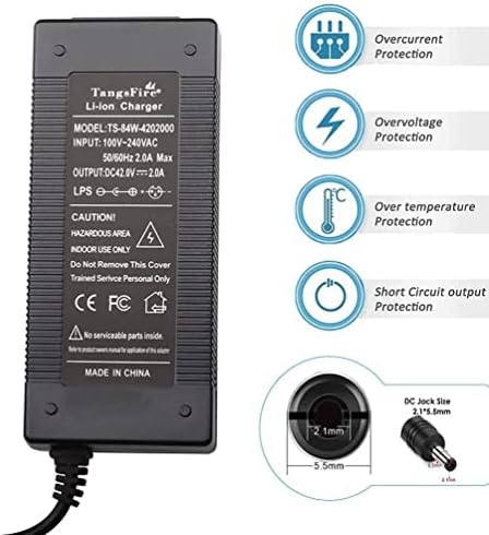 Universal Charger Replacement for 10s Lithium Battery - Prong Universal Charger