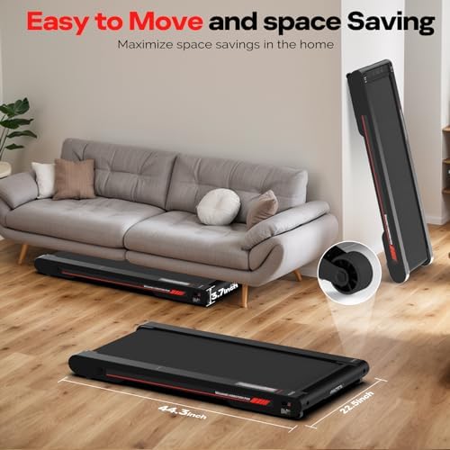 Sperax 3 in 1 Under Desk Treadmill for Home Office Workers with APP Control | 400W Low Noise Sperax Walking Vibration P