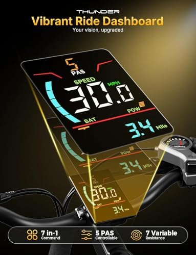 Jasion 26'' Fat Tire Electric Bike for Adults