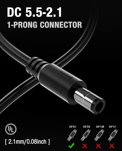 UL Listed 5|6V 2A Charger for 48V Lithium Battery - Fast Charging, Overload Protection, eBike Charger - Compatible with