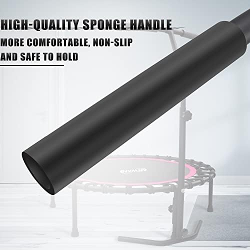 NEWAN Silent Mini Trampoline for Adults - 40" to 48" Diameter, Max Limit 330lbs, Silent Bungee Rebounder Jumping Cardio