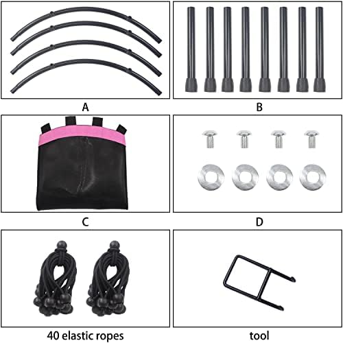 NEWAN Silent Mini Trampoline for Adults - 40" to 48" Diameter, Max Limit 330lbs, Silent Bungee Rebounder Jumping Cardio