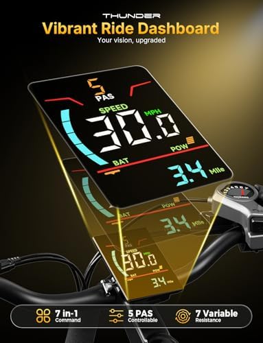 Jasion 26'' Fat Tire Electric Bike for Adults