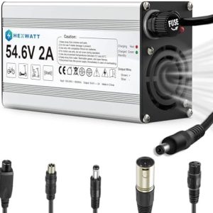 2A 5|6V Li-ion Battery Charger for Ebike & Scooter - Replacement with 6 Connectors Fast Charging 5|6V 2A Li-ion Battery