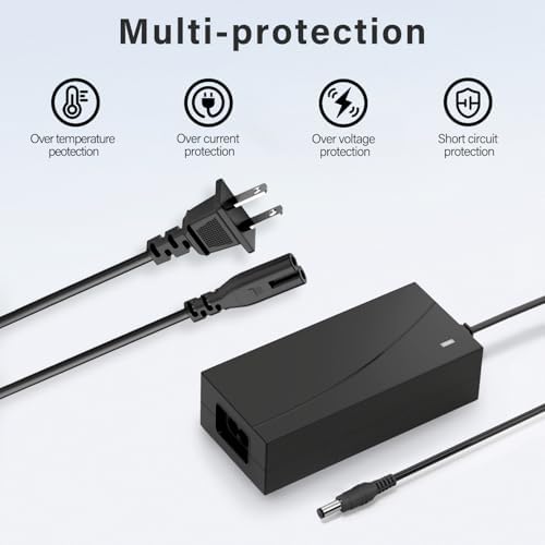 Universal 7-in-1 42V 2A Fast Charger for Razor/Jetson/Voyage, Gotrax & Ninebot - Fast Charging for 36V 10S Lithium Batte