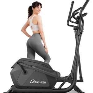 ANCHEER Elliptical Exercise Machine for Home Fitness Lovers with Ultra-Smooth Magnetic Drive | 14 Levels Resistance Ell