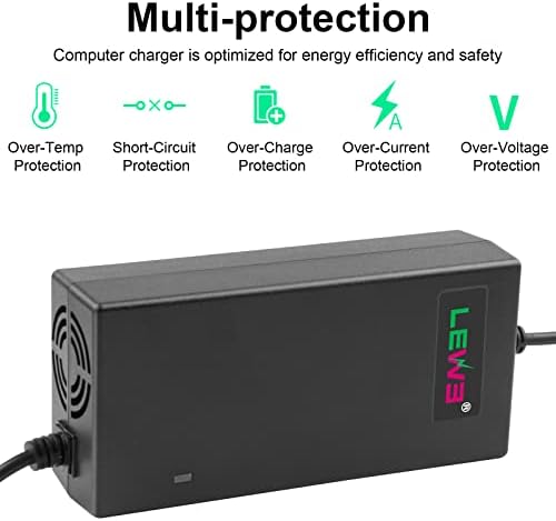 TREE.NB 5|6V 2A Charger for Lithium Battery with 5.5x|1mm Jack Round Connector, GOTRAX GXL V2/G2/G3/G4/Apex/Glider/XR El