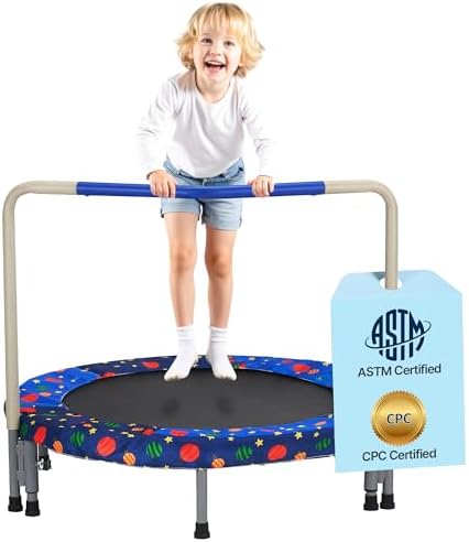 VEVOR 3FT Foldable Trampoline for Toddlers Outdoor Birthday Gift