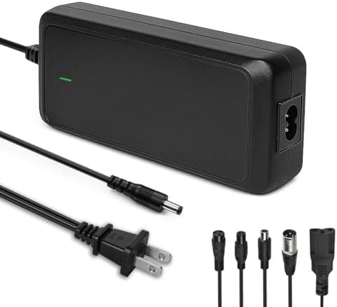 42V 2A Charger for Razor, Jetson, Voyage, Gotrax Ebike Battery | 42V 2A Efficient Fast Charging Charger for Electric Bi