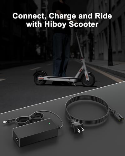 WUKUR 42V 2A Electric Scooter Charger for Hiboy Scooters Global Recycled Standard WUKUR 42V 2A Electric Scooter Charge