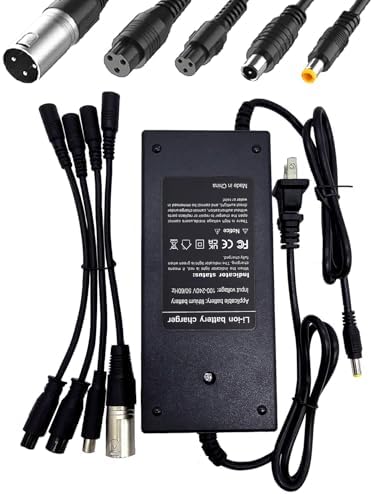 42V 2A Universal E-Bike Charger for Jetson, Gotrax, Razor, Brid, Segway, Sisigad, Hiboy, Ninebot 36V Lithium-ion Batter