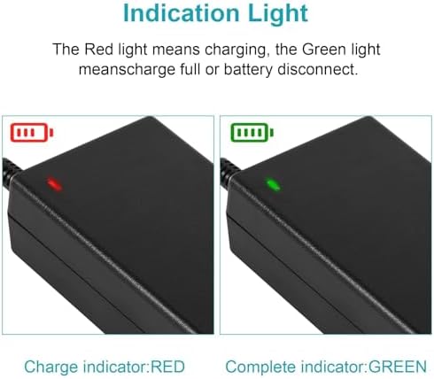 Rad Power 5|6V 3A Charger 5.5 * |1mm Plug for Li-ion Battery Users on Scooters and E-Bikes