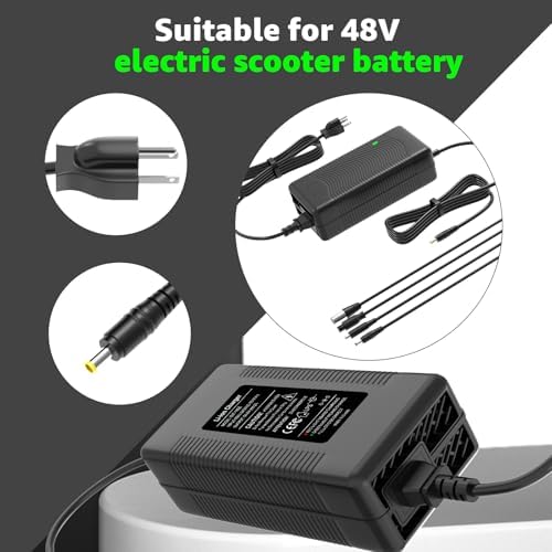 5|6V 2A Charger for Lithium Battery Equipped with 4 Output Heads Compatible with Battery Charger
