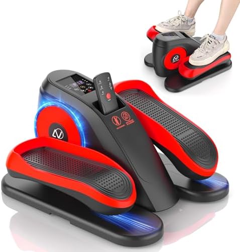 ANCHEER Electric Under Desk Elliptical Exercise Machine for Seniors and Home Office | ANCHEER 12 Speed Seated Elliptica