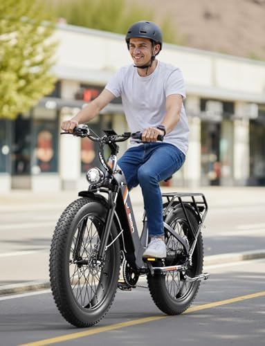 Jasion 26'' Fat Tire Electric Bike for Adults