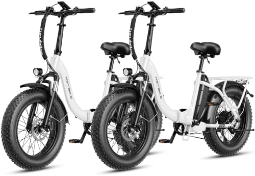 Heybike Ranger Electric Bike for Adults, Peak 1400W Motor Ebike, 28MPH Folding Step-Thru E Bike with Front Suspension