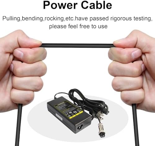 TREE.NB 5|6V 2A Charger for Lithium Battery with 5.5x|1mm Jack Round Connector, GOTRAX GXL V2/G2/G3/G4/Apex/Glider/XR El