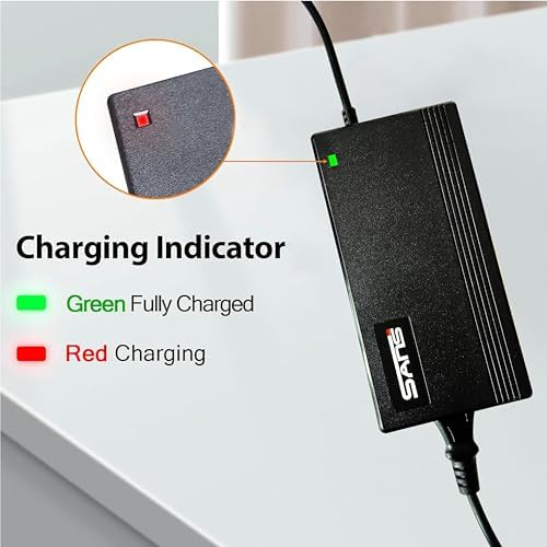 Syvrac 48-5|6V 2A Electric Bike Charger for Lithium Battery Users | Syvrac 48V Lithium Battery Charger for Electric Bi