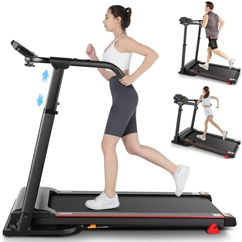 ANCHEER 2025 Premium Treadmill - |5HP for Home Gym, 350+ LBS Capacity, Perfect for Home Workouts & Families - Foldable w