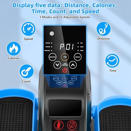 ANCHEER Elliptical Leg Exerciser for Seniors | Fully Assembled Electric Pedal Exerciser for Seniors | ANCHEER Electric