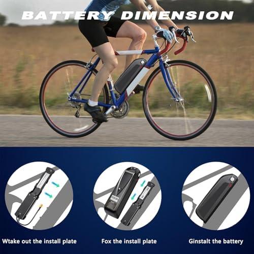 48V Lithium-ion Ebike Battery (12AH-20AH) for E-Bikes & EMotorcycles, Built-in 30A BMS & Fast Charger, XT60 Connector an