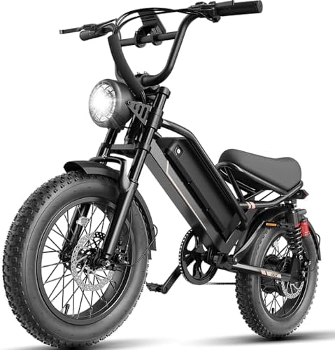 Electric Bike for Adults, 2000W/1500W Peak Motor, All Terrain Ebike Electric Bike for Adults, 20"/16" Fat Tire Ebike,