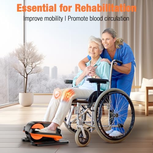 Ellipse Leg Exerciser as Seen on TV, 15 Adjustable Speed, Portable for Seniors
