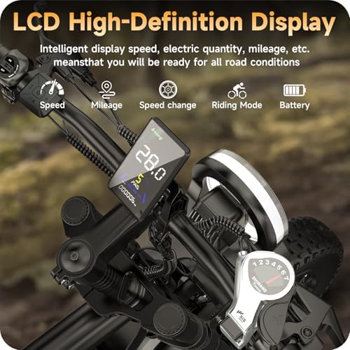 Electric Bike for Adults - 750W/Peak 1500W Motor, 48V15.6AH Detachable Battery, 28MPH UL 2849 Certified Electric Bike fo