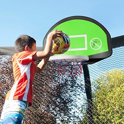 AOTOB Heavy Duty Trampoline with Safety Net and Hoop for Kids and Adults Outdoor Jumping