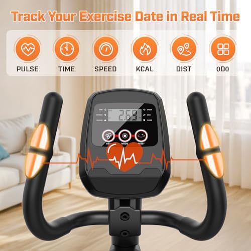 ANCHEER Home Elliptical Machine for Fitness Lovers with Ultra-Quiet Magnetic System | ANCHEER Elliptical Exercise Machi