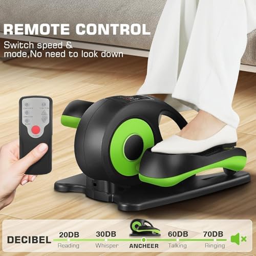 ANCHEER Electric Seated Pedal Exerciser for Seniors at Home ANCHEER Portable Quiet Elliptical Machine for Home Exercise