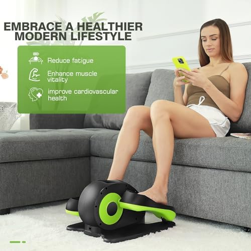 ANCHEER Quiet Elliptical Machine for Seniors Office Home Exercise