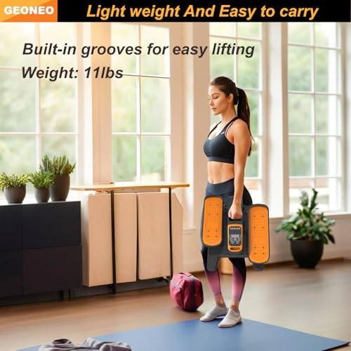 Under Desk Elliptical Machine, Quiet & Small Electric Seated Pedal Exerciser for Senior, Featuring Remote Control & 12 A