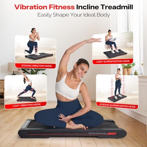 Sperax 3 in 1 Under Desk Treadmill for Home Office Workers with APP Control | 400W Low Noise Sperax Walking Vibration P