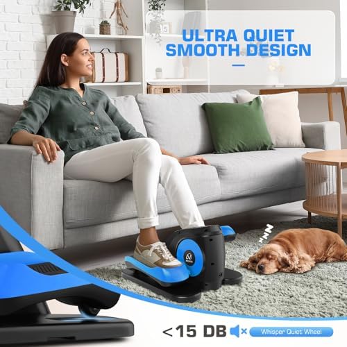 ANCHEER Elliptical Leg Exerciser for Seniors | Fully Assembled Electric Pedal Exerciser for Seniors | ANCHEER Electric