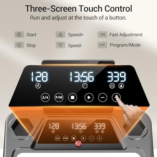 12% Incline Treadmill with Handle for Home and Office 300 Lbs Weight Capacity Foldable Treadmill for Fitness Quiet |0HP