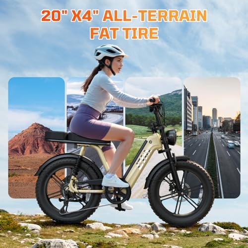 TST Electric Bike for Adults with 1500W Peak Brushless Motor | TST Electric Dirt Bike for Adults with 60 Miles Range |