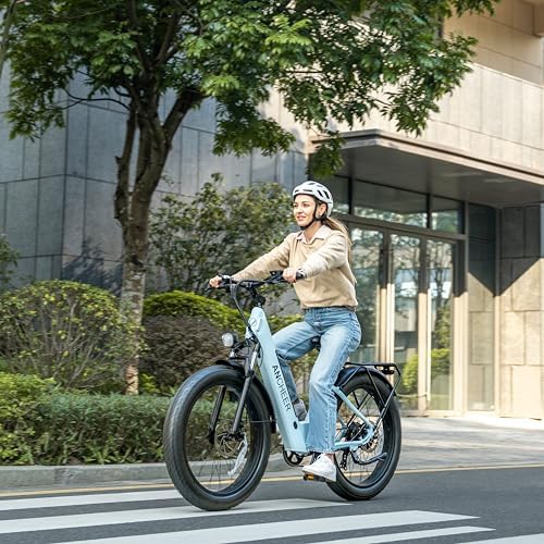 ANCHEER 26" Electric Bike for Adults, 1000W Peak Motor, 60 Miles Range, Fat Tire Electric Bike Off-Road EBike for Men &