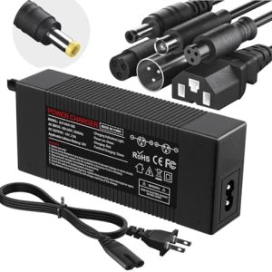 36V Lithium Battery Charger for Electric Scooter and Hoverboard | 42V 2A Charger Compatible with Gotrax and Ninebot | F