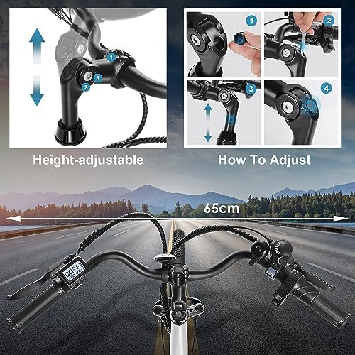 ANCHEER 48V 500Wh Electric Bike for Adults, Fast-Charge Removable Battery, Up to 60 Miles, 26" Commuter EBike | ANCHEER