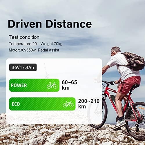 Yose 36V 13Ah 48V 13Ah Electric Bicycle Battery Down Tube Battery Safe Lock Led Indicator Light