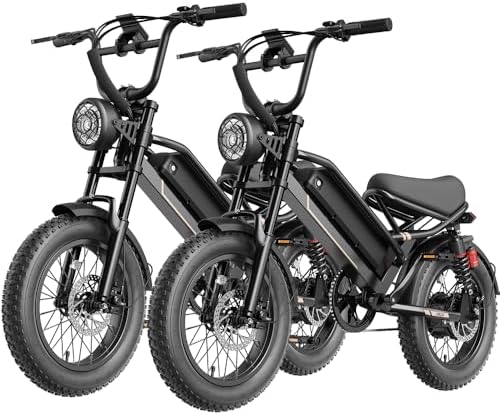 Electric Bike for Adults, 2000W/1500W Peak Motor, All Terrain Ebike Electric Bike for Adults, 20"/16" Fat Tire Ebike,