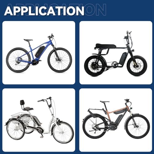 36V 48V 52V Ebike Battery 15Ah 20Ah Lithium Battery for 0-1200W Electric Bike with Fast Charger and BMS, LED Indicator,