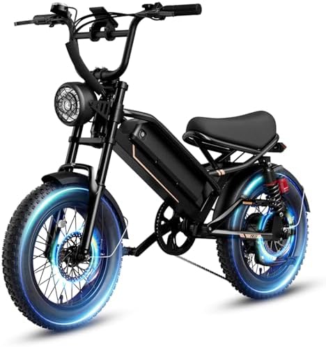 Electric Bike for Adults, 2000W/1500W Peak Motor, All Terrain Ebike Electric Bike for Adults, 20"/16" Fat Tire Ebike,