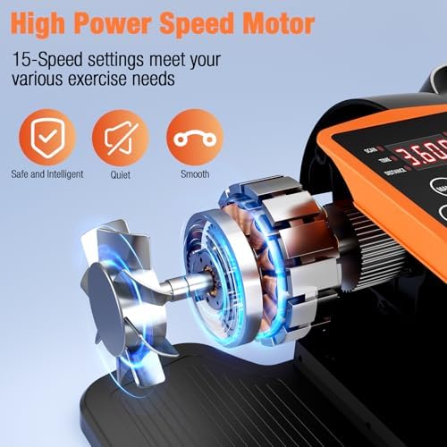 Ellipse Leg Exerciser as Seen on TV, 15 Adjustable Speed, Portable for Seniors