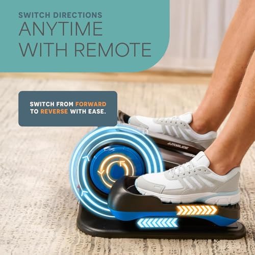 Lifepro Quiet Elliptical Exercise Machine for Seniors & Adults, Seated Pedal Exerciser, Home & Office Use, Portable Red