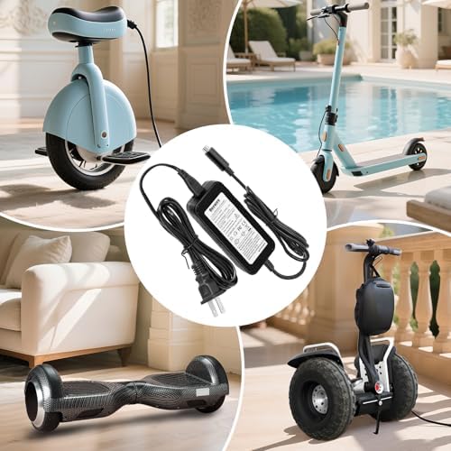 42V 2A Electric Scooter Charger, Replacement Charger for 36V Lithium Battery (XM) - Fast Charging, Lithium Compatible, I