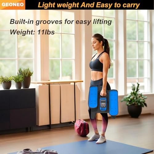 Under Desk Elliptical Machine, Quiet & Small Electric Seated Pedal Exerciser for Senior, Featuring Remote Control & 12 A